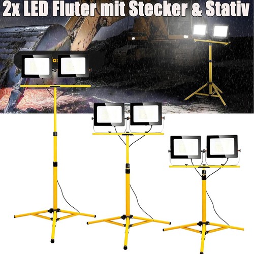 Faretto cantiere 2xled con - 2xled,