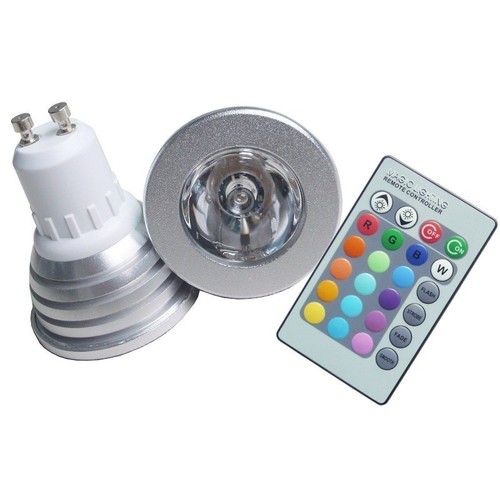 Lampadina rgb led gu10 - lampadina,