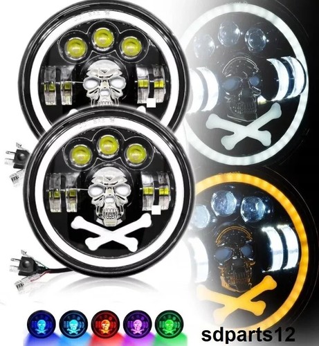 Faro anteriore led rgb con - faro,
