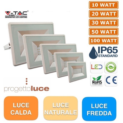 Tac faro faretto led smd - led, 10w