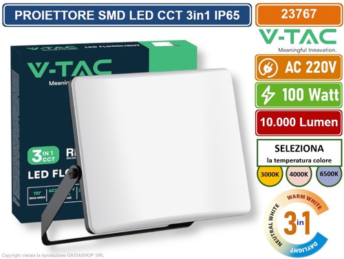Tac 44107cct proiettore - v-tac, vt-44107cct