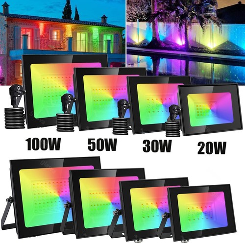 Proiettore led rgb 100w - rgb, 20-100w